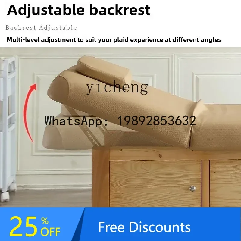 a4 beauty bed beauty salon special solid wood massage physiotherapy ear picking body special multi-functional eyelash bed