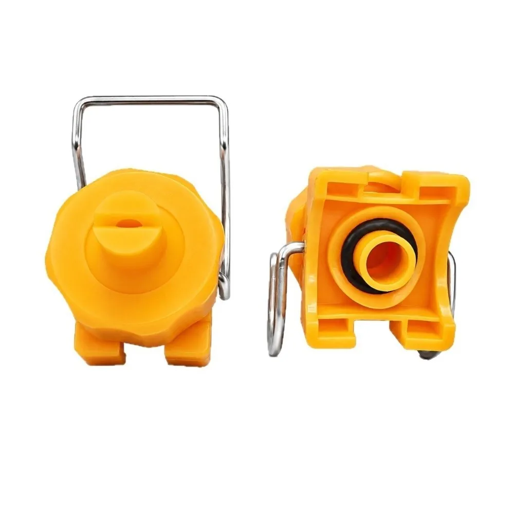 Wear Resistant Fan Spray Nozzle Clip-On Conical Atomizing Nozzle Adjustable Uniform Spray Sprinkler Head Surface Cleaning