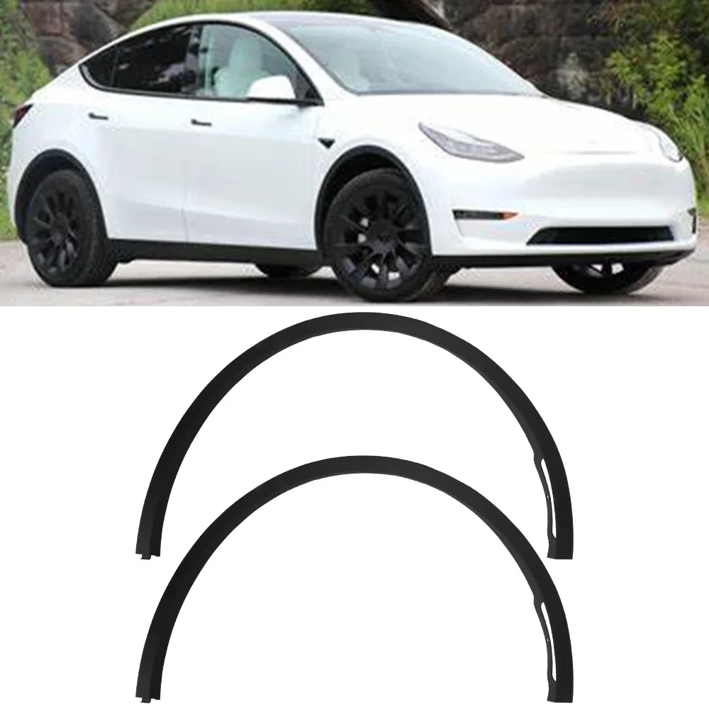 For Tesla Model Y Front Rear Wheel Eyebrow Molding Fender Flare Mudguards 1494185-00-B 1494161-00-B 1494186-00-B 1494162-00-B