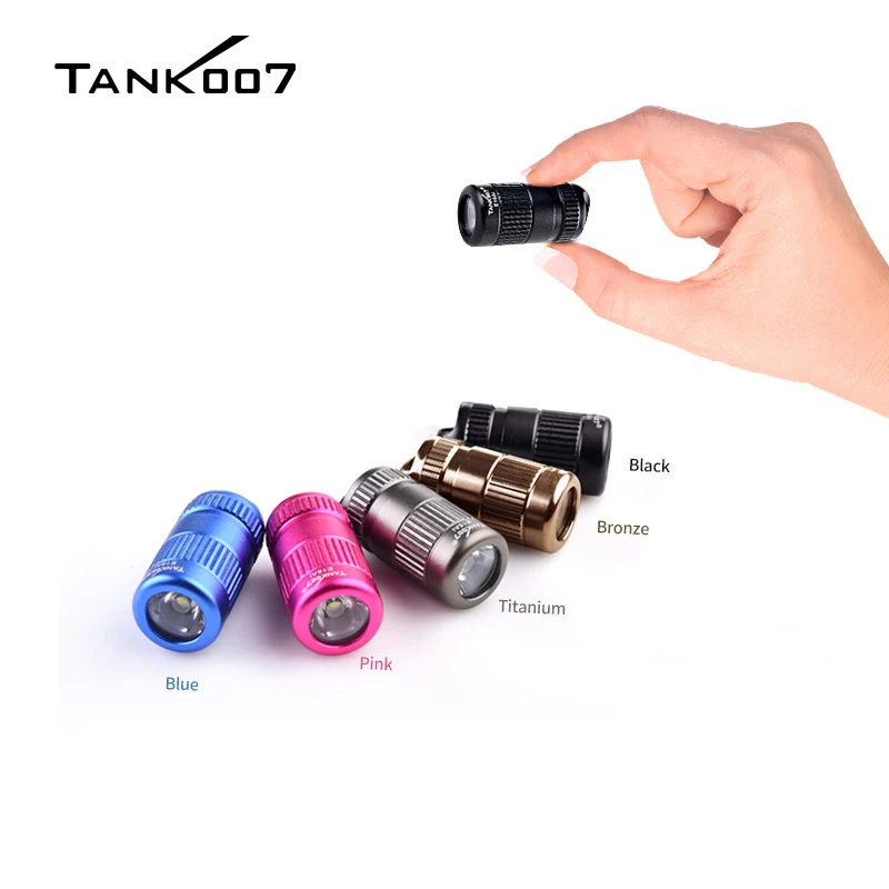 

TANK007 E15 Mini Pocket Flashlight LED Coin Cell Battery Key Light Outdoor IPX7 Waterproof Anti Drop Flashlight