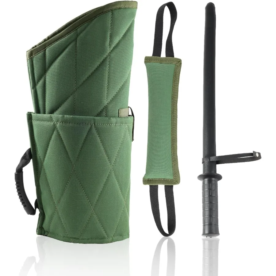 

Dog Bite Sleeve Training Large Dogs Set Included Dog Bite Toy Stick Fits Pitbull German Shepherd K9 IPO Puppy Playing Biting Tu