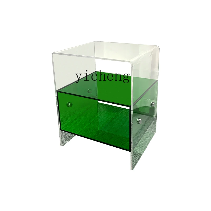 طاولة ZZ بجانب السرير، غرفة نوم بسيطة، بجانب السرير، خزانة تخزين متعددة الطبقات، أريكة فاخرة وحديثة وبسيطة، جانب صغير، قليلة #5