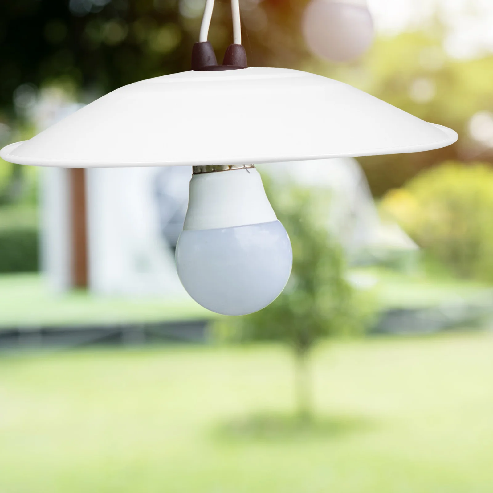 

Lampshade Industrial Style Waterproof Iron Material Vintage Replacement Pendant Metal Guard Ceiling Hanging Outdoor Garden