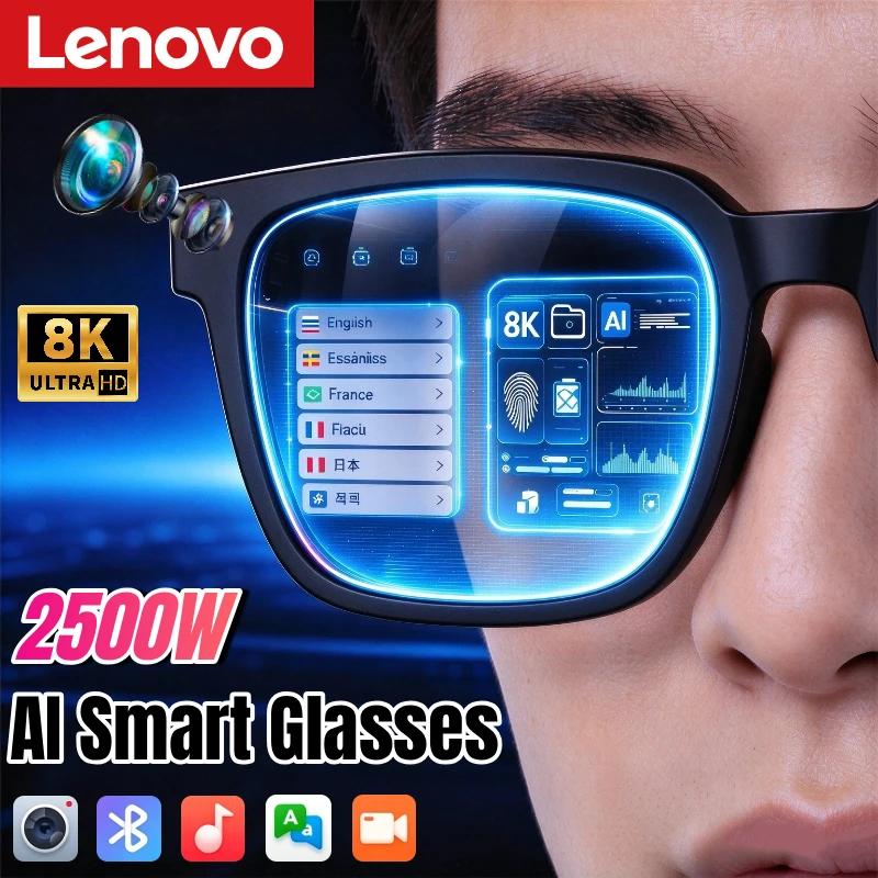 Video Gaming & Esports Usd Acc - Lenovo New Upgrade Smart AI Glasses