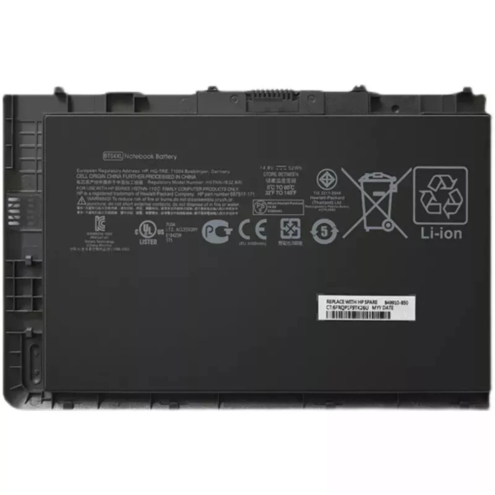 Imagem -06 - Bateria do Portátil para hp Elitebook Folio Novo Original Bt04xl 9470m 9480m Hstnn-db3z 687945001 Bt04xl