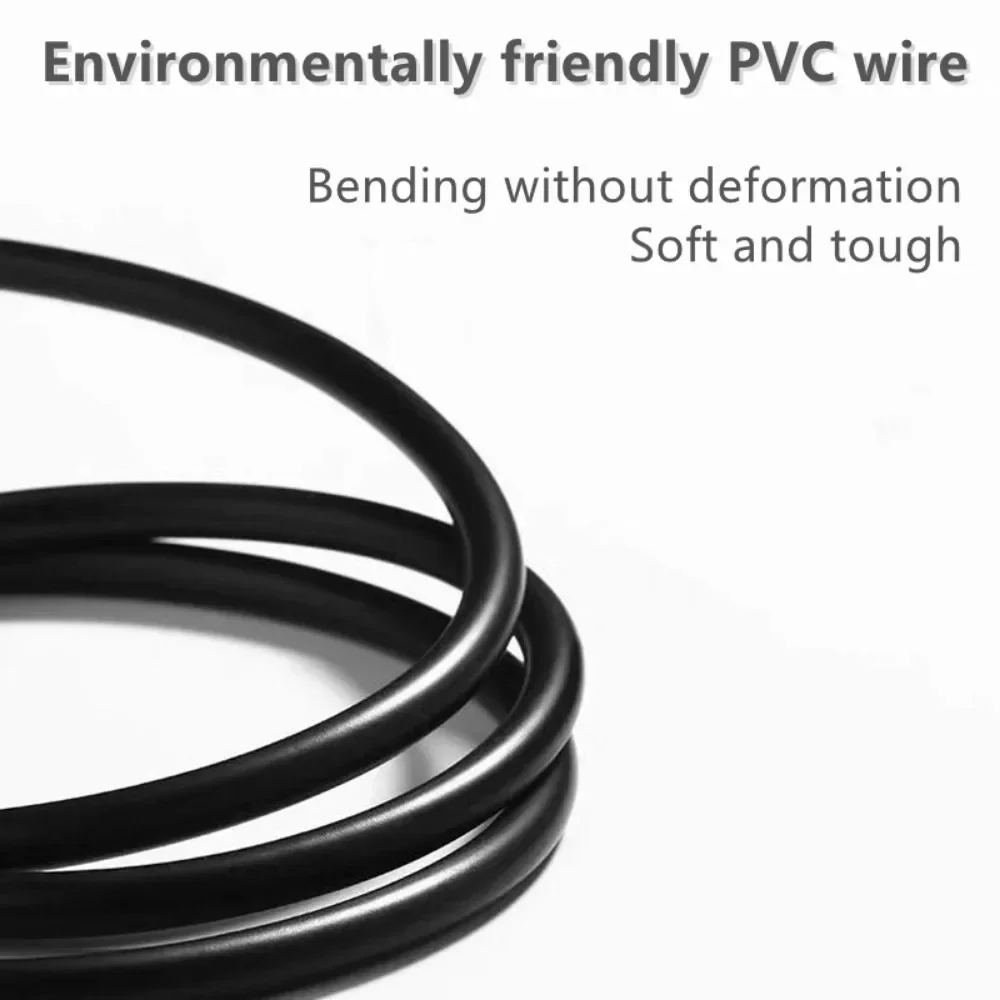 0.6M 1M 1.5M 3M 5M Charger Wire USB 2.0 Black A Male to A Female Data Sync Charger Extension Cable Cord