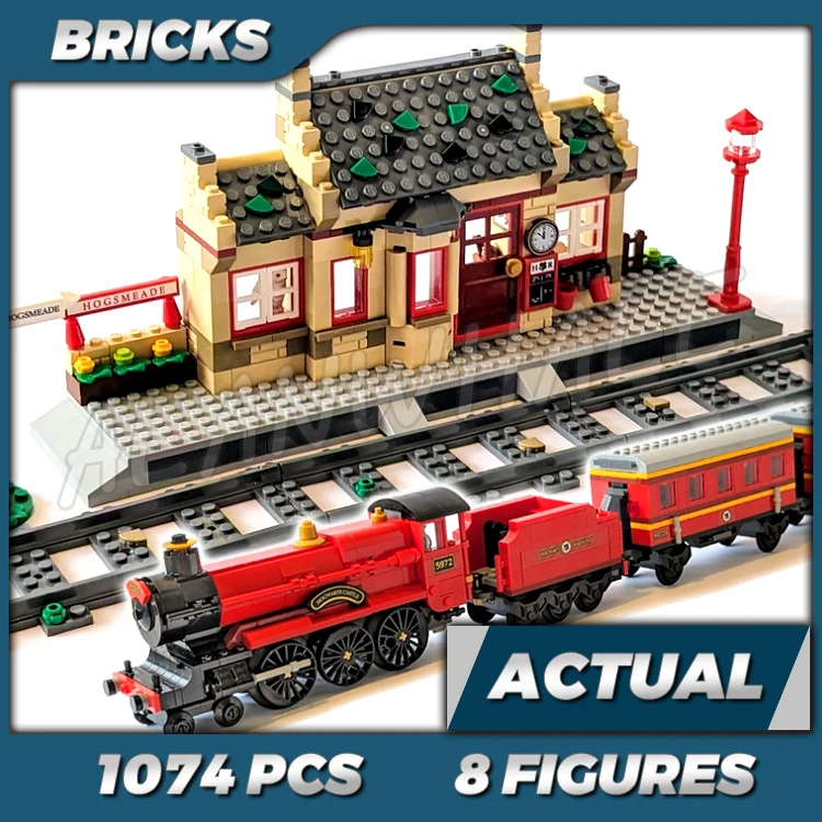 

1074pcs Magical World of Wizards School Express & villageation Owl Post Platform 7900 Building Kits toy Compatible With Bricks