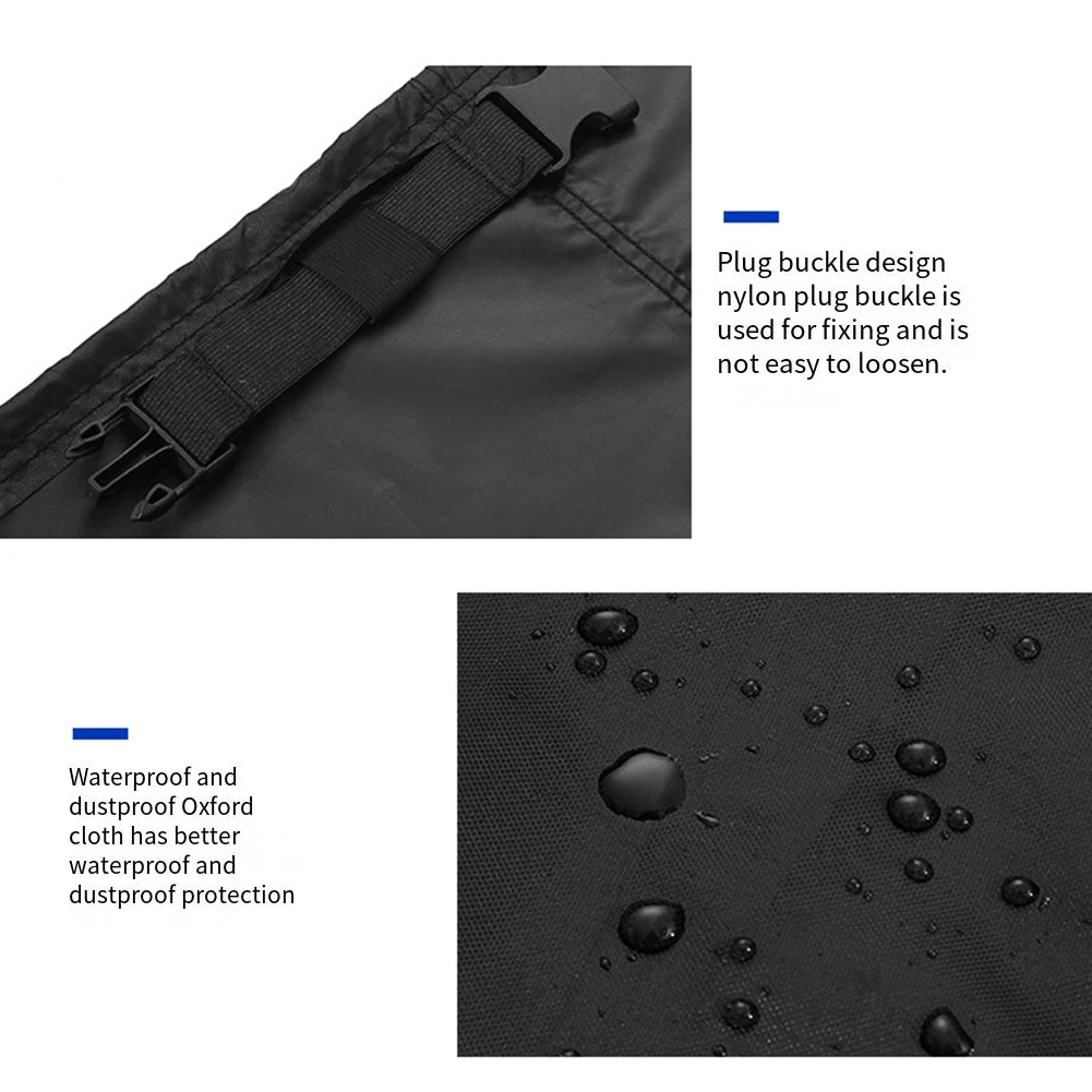 Outdoor TV Cover 22 To 75 Inches Waterproof Weatherproof Dust-proof Fits For Outside Flat Screen TV 210D Oxford Fabric
