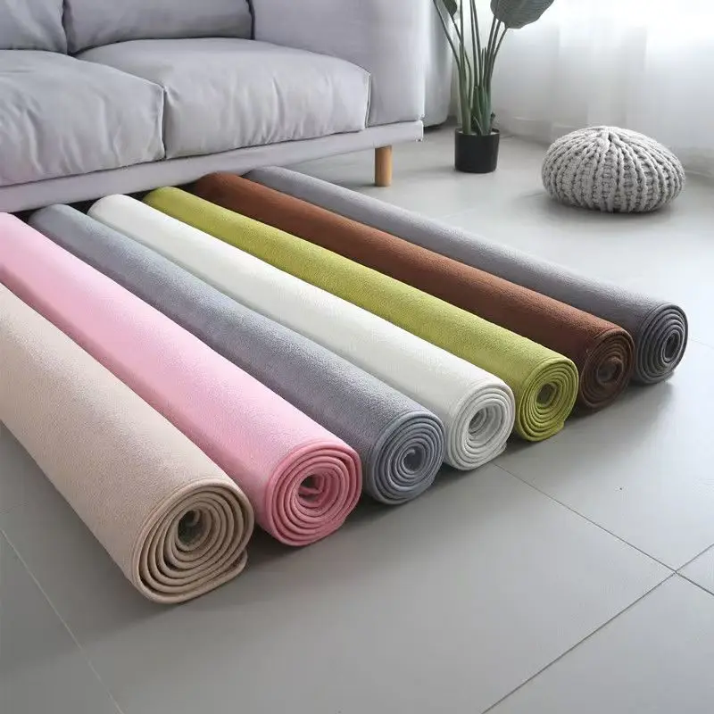 سجادة ناعمة وبسيطة، غرفة نوم للتأمل، غرفة المعيشة، غرفة طاولة الشاي، ديكور منزلي، مساحة كبيرة، سجادة أرضية كاملة #1