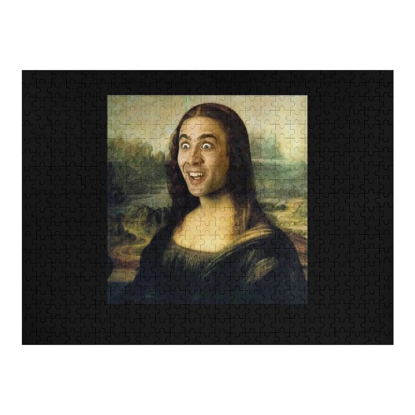 

Николас Кейдж, сценическое имя, актер, киноmaker, Coppola, полученные множество наград, Мона Лиза, подарок для головоломки, персонализированный именной пазл