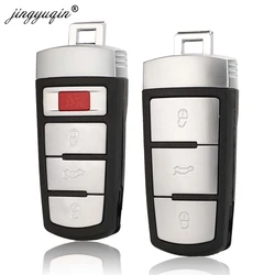 Jingyuqin 3 /4 botones llave remota inteligente sin llave Fob para VW Passat B6 3C B7 Magotan CC carcasa de llave de coche