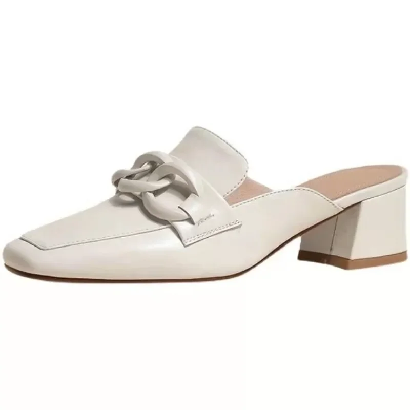 Summer trend Retro Woman Round Head Casual Shoes Fashion