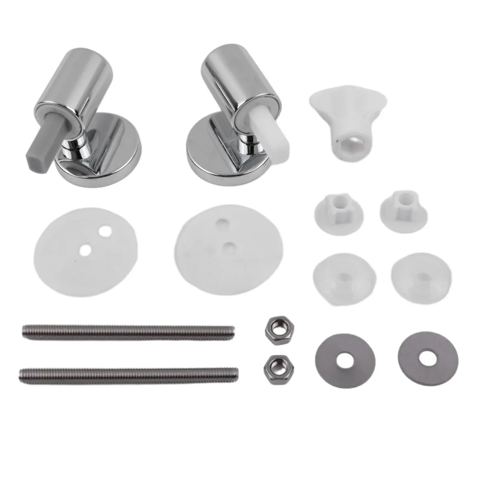 

Toilet Seat Replacement Hinges Soft Close Mechanism for Traditional and Contemporary Styles with ABS Material for Bathroom