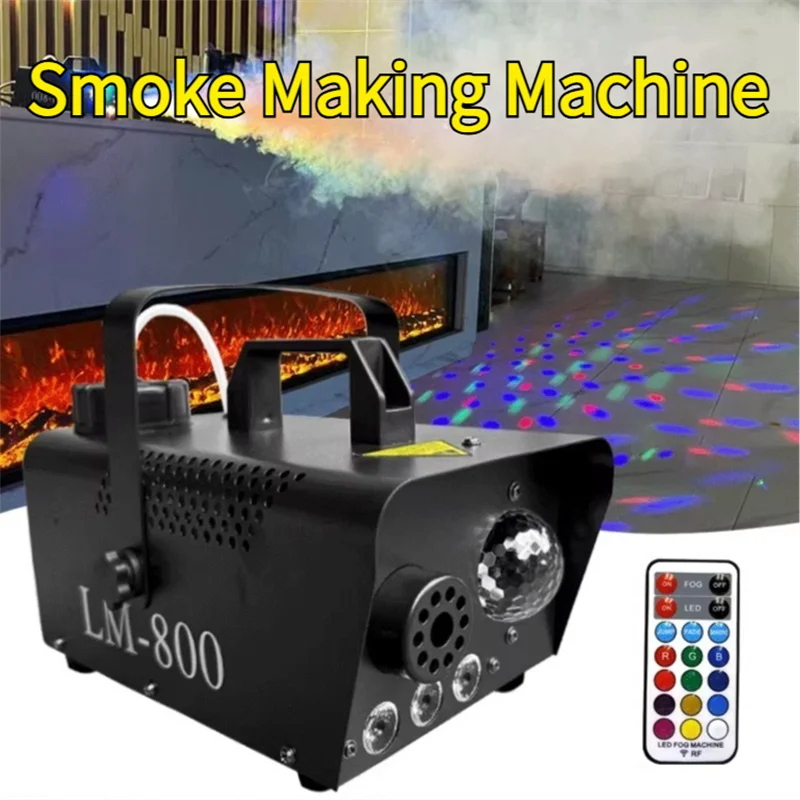 

600 Вт дымовая машина, светодиодное сценическое оборудование со спецэффектами, распылитель дыма для DJ Disco Party Bar