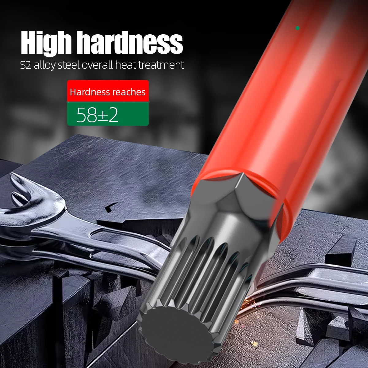 LAOA 12포인트 절연 크롬 바나듐 소켓 어댑터 1/2인치 드라이브 전문가용 공구 세트 (정비공용)