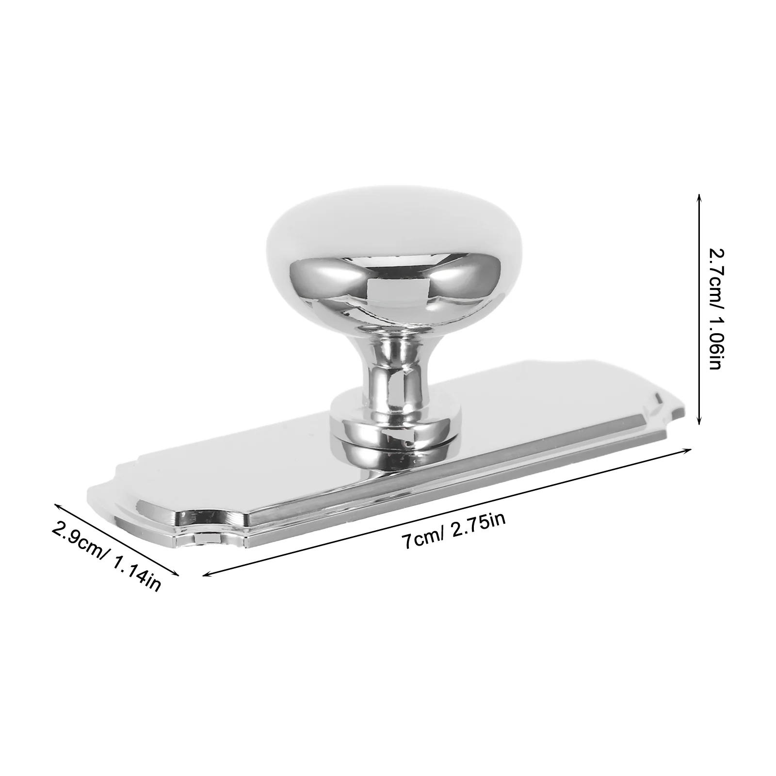 Cabinet Pull Handle Zinc Alloy Single Hole Drawer Pull Vintage Metal Knob For Kitchen Wardrobe Furniture Silver Cupboard