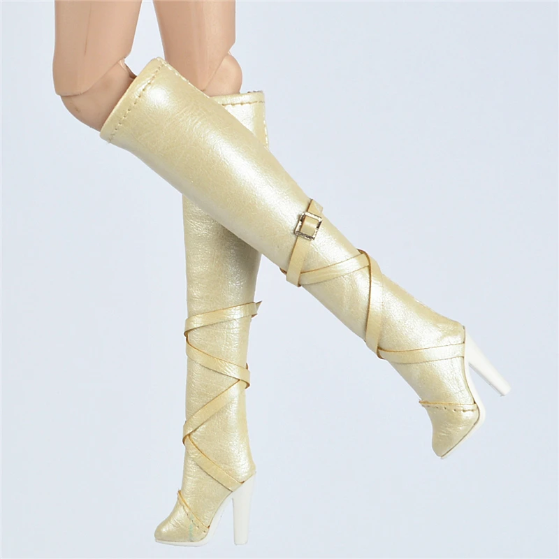 Doll toy Long shoes high quality fit for your FR2 FR6.0 Nuface boots Mirror matte true zipper F6