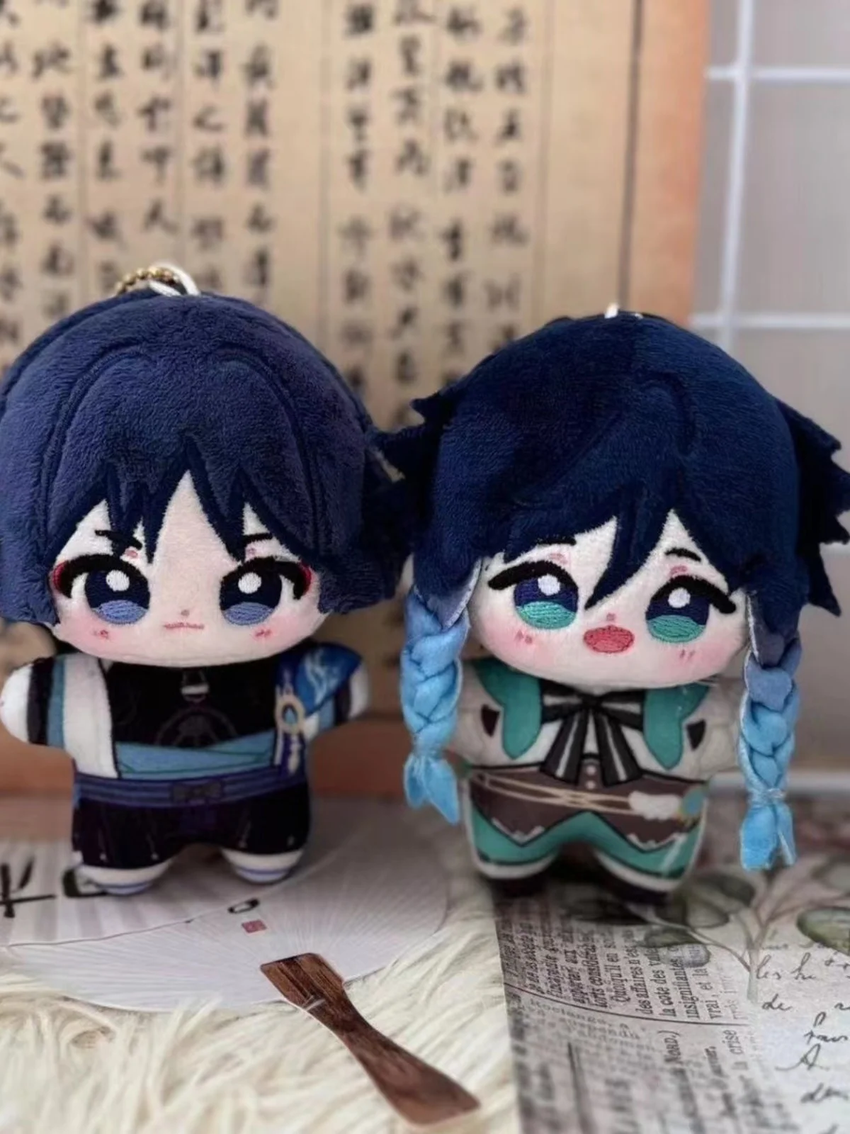 Animação 10cm jogo de pelúcia genshin lmpact wenti kaedehara kazuha scaramouche wandere xiao algodão boneca crianças bonito presente brinquedos