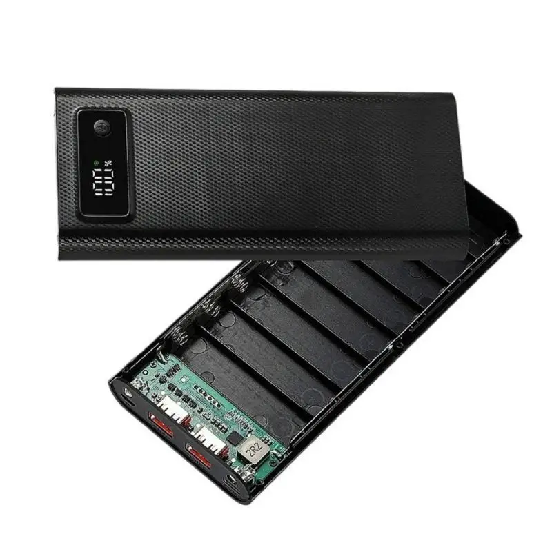 Y1UB Easy Carry  8 Slot 18650 Power Banks  With Quick charges Support & LED Light Functionality Suitable for Fast Charging