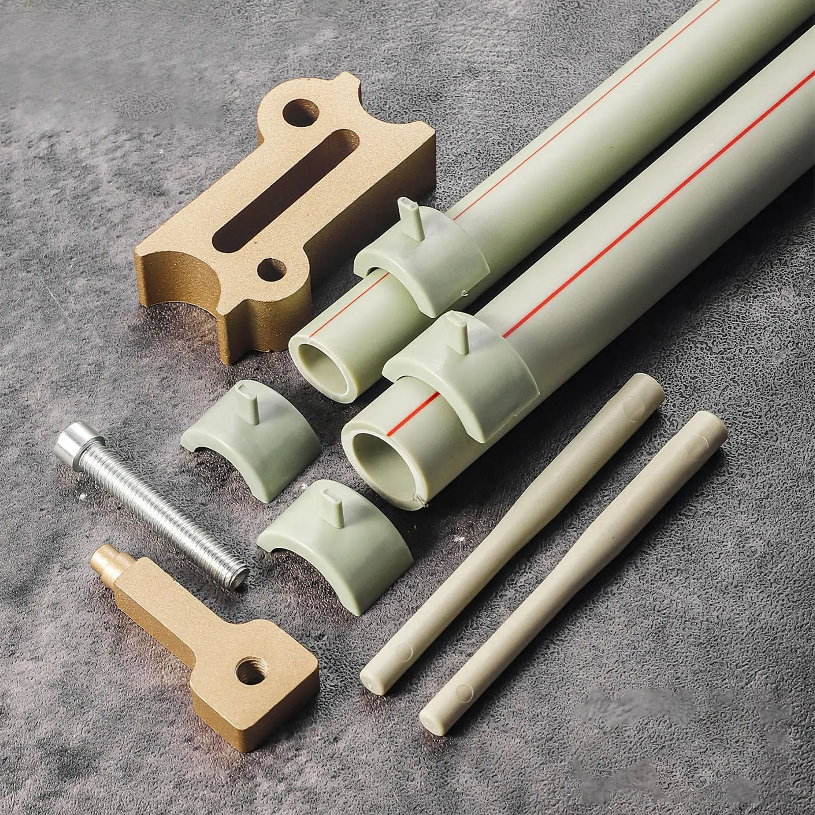 Hot Melt Pipe Repair Tool Tubing Leak Fix Set Multifunctional Pipe Repair Kit For Home Improvement Bathroom Kitchen Garden Hose