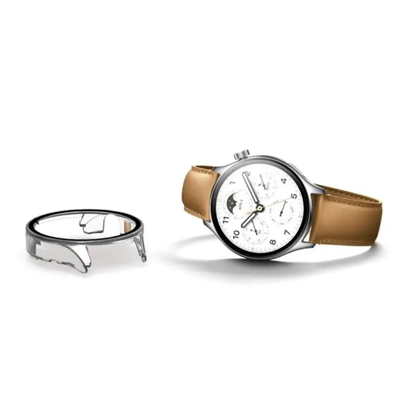 R53C For Watch S1 Cover Scratch-resist Protect Screen One-piece Film Bumper for S