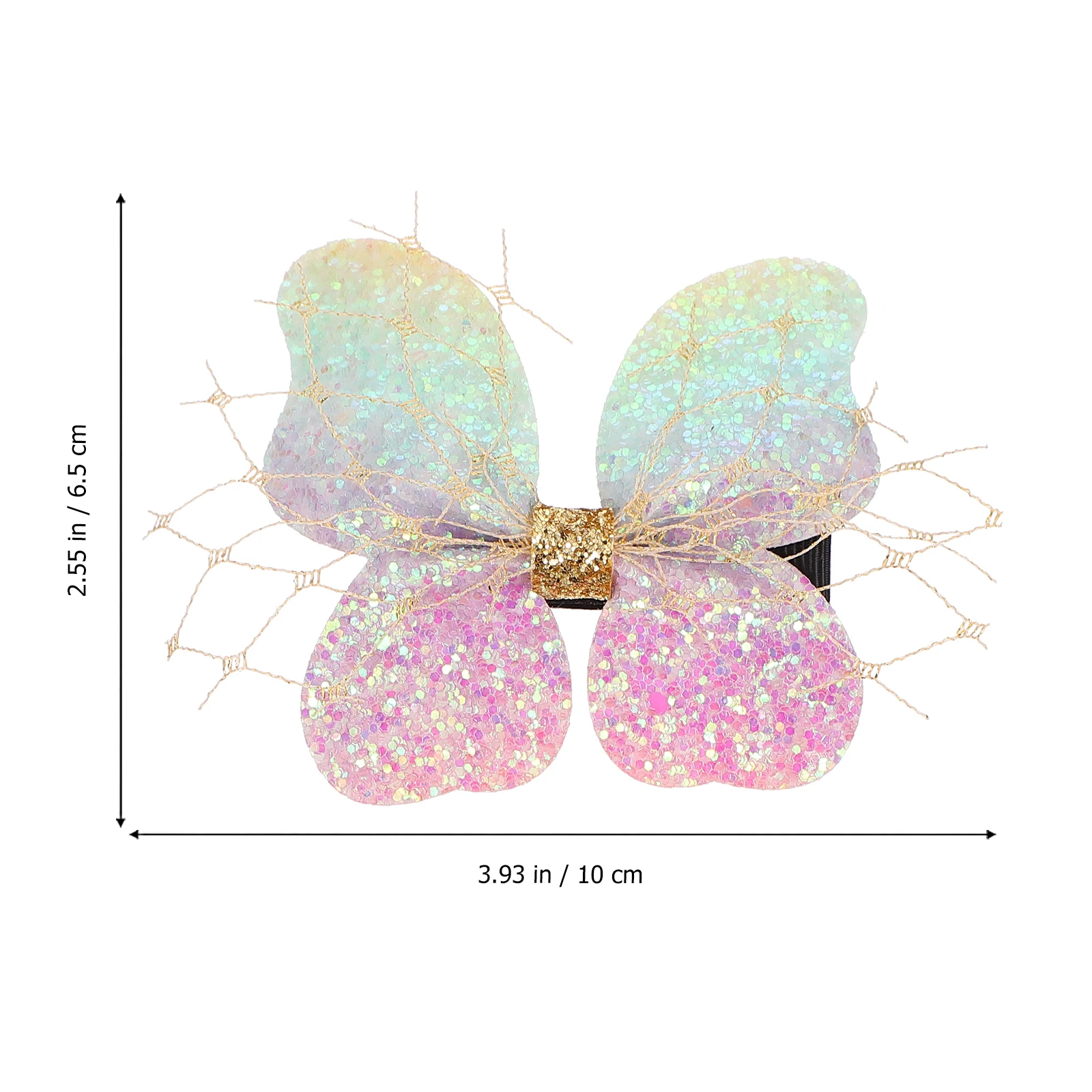 

2 Pcs Sequin Hair Clip Bobby Pin Kids Clips Headwear Hairpin Hairpins Sweet Girls
