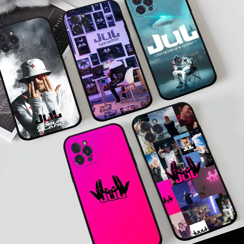 France J-Jul R-Rapper Silicone Case For Iphone 17 Air 16 15 14 13 12 11 Pro Max Plus Basic Case