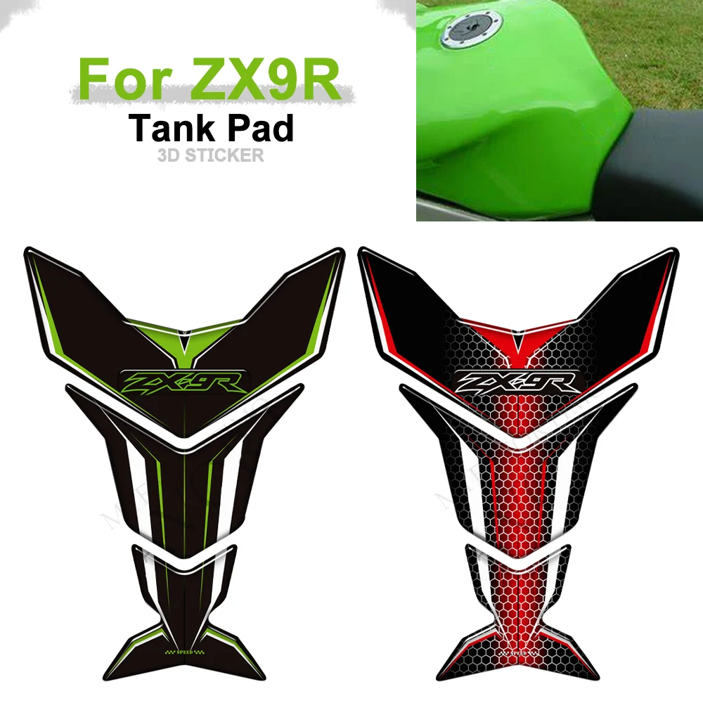 

ZX9R Motorcycle Oil Fuel Tank Pad Protector Decals Stickers Kit For Kawasaki Ninja ZX 9R ZX-9R zx9r