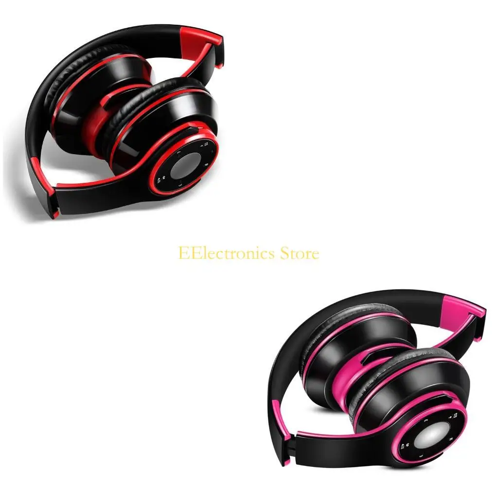 B03C Hot Selling Headset Folding Bluetooth5.0-compatible TF Card Reader Headset 4-color Wireless Headsets Stereo 10M