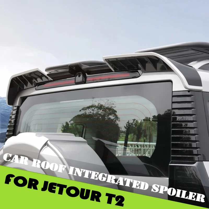 

Car Roof Integrated Spoiler Fit for Jetour Traveller T2 2023-2025 Upgrade Second Generation VEE Car Sports Tail Wing Accessories