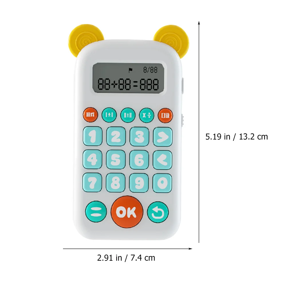 Meisjesspeelgoed Orale rekenmachine Wiskundespellen Leren Vocaliseren Kindergeschenken Leeftijden 5-7 Hemelsblauw voor kinderen