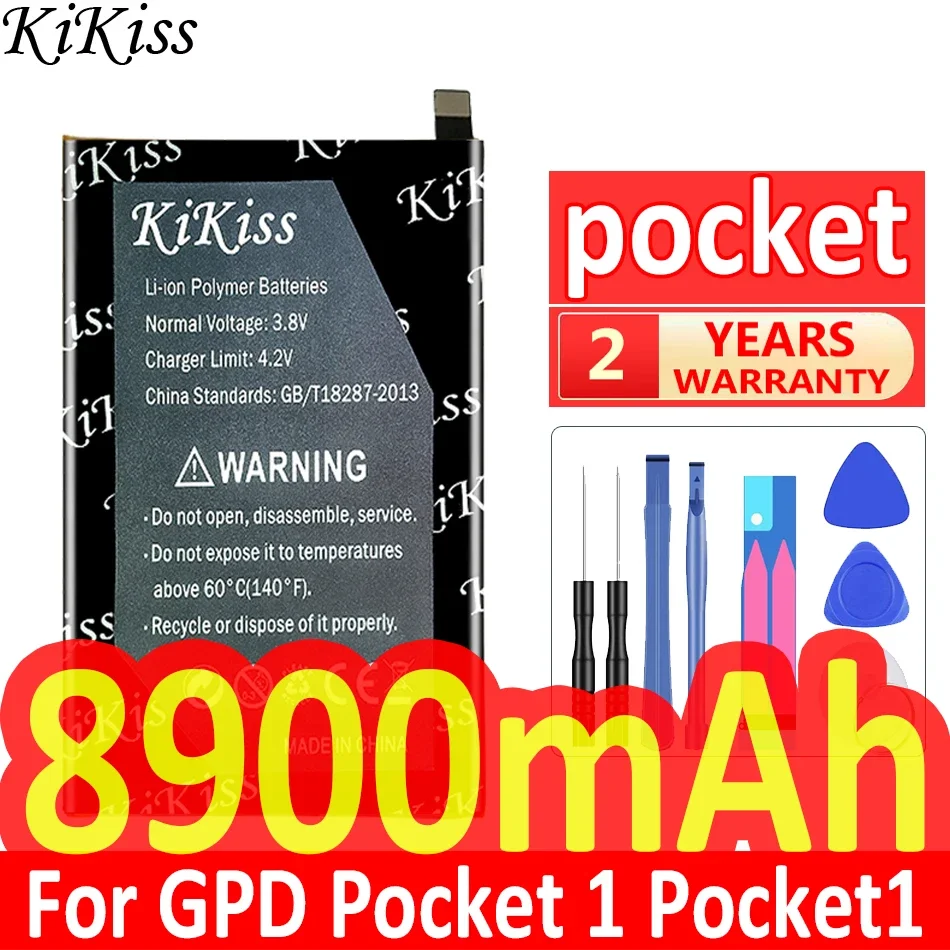 

8900mAh KiKiss Powerful Battery For GPD Pocket 1 Pocket1 Laptop Batteries