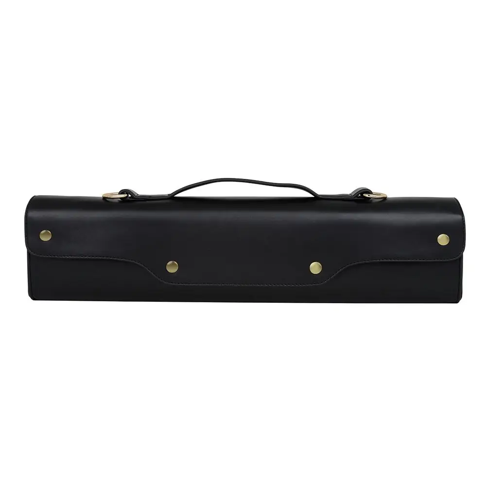 

Portable 16/17 holes Flute Bag Black Handheld Tote Waterproof Durable Shoulder Bag Musical Instrument Accessory Outdoor Storage