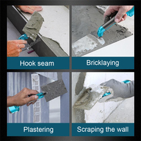 Electric Tile Tiling Machine Wall Tile Vibration Leveling Tiler Floor Ceramic Vibrator Trowel Rechargeable with 2 Batteries