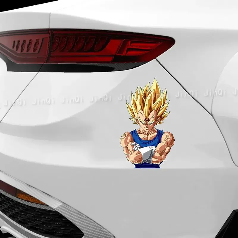 Cartoon Anime Dragon Ball Motorcycle Waterproof Decoration Sticker Personalized Car Door Bumper Scratch Covering Sticker