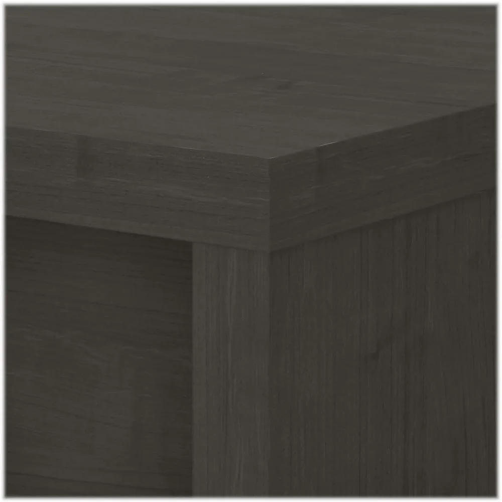 Bow Front Desk with Wire Management | Echo Collection Office Computer Table for Home Office with Quick-to-Assemble