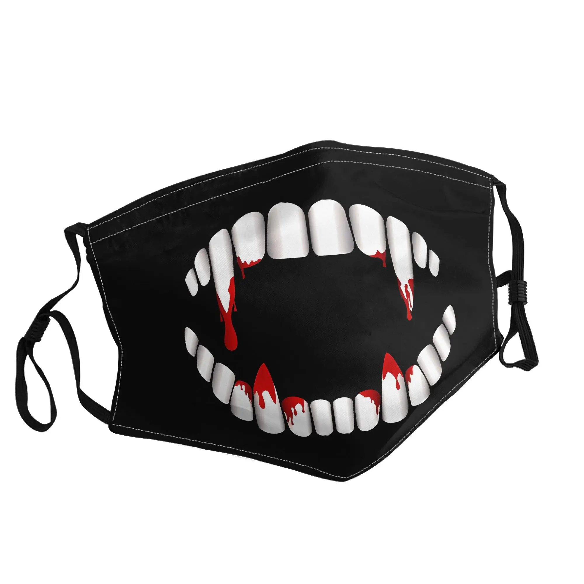 

Маска вампира с зубами для Хэллоуина, унисекс, уличная, модная, с принтом
