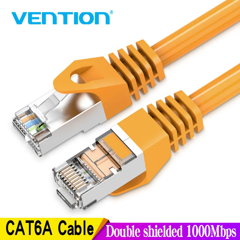 Vention Ethernet Cable RJ45 Cat 6A Lan Cable UTP RJ 45 Network Cable for Cat6 Cat6a Compatible Patch Cord for Modem Router Cable