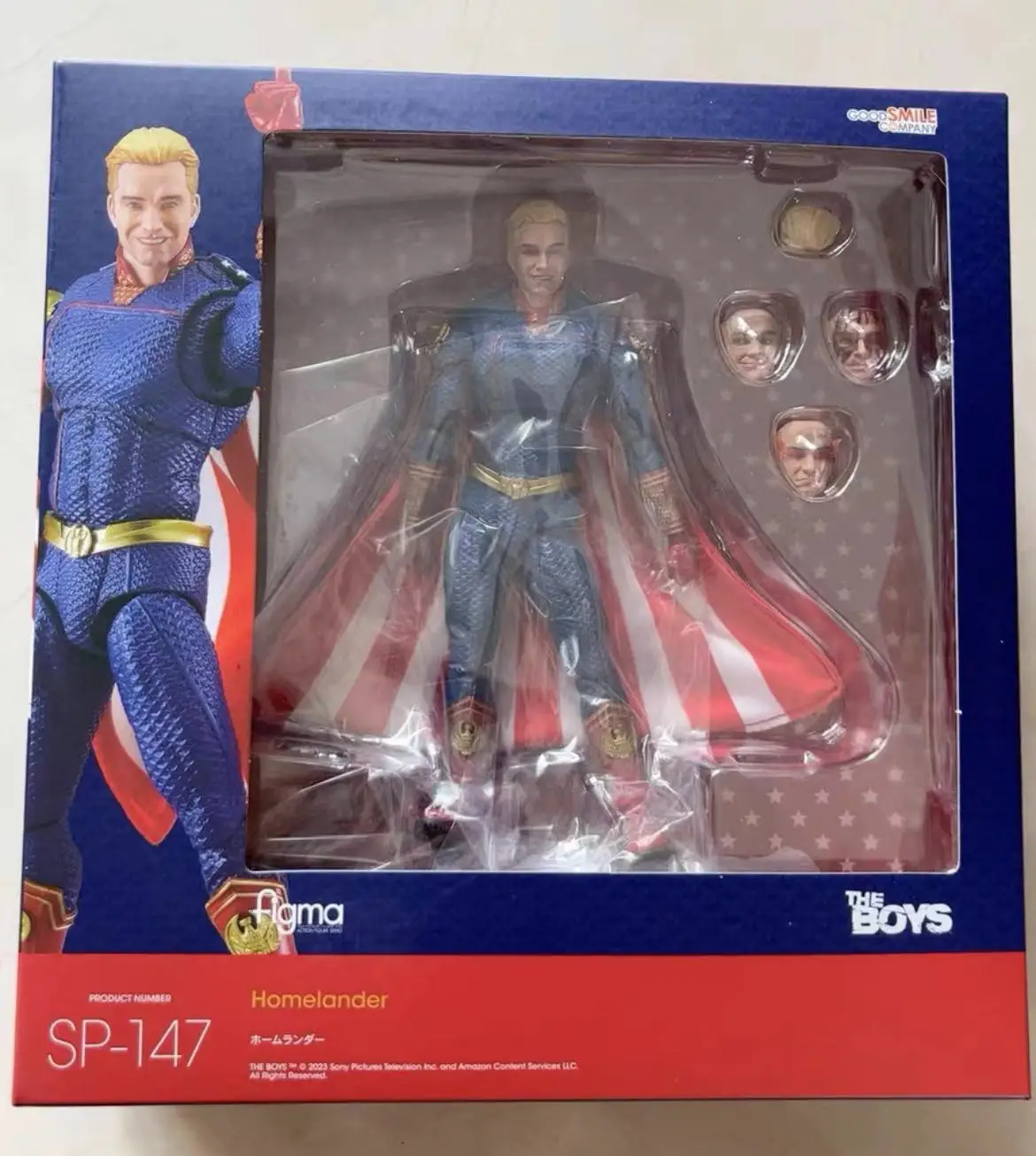 

100% Original Figma SP-147 SP 147 THE BOYS Homelander Anime Action Collection Figures Model Toys Figura In Stock Gifts