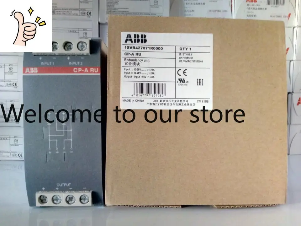 [Brand New Original Genuine] ABB Full Switching Power Supply Accessories, CP-A RU Order Number 10081362