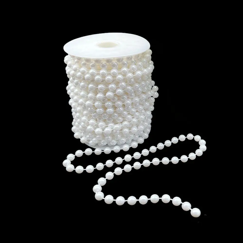 Decorative Pearl String For Wedding Celebration DIY Handmade Crafting Supplies Flexible Bead Garland Table Decor