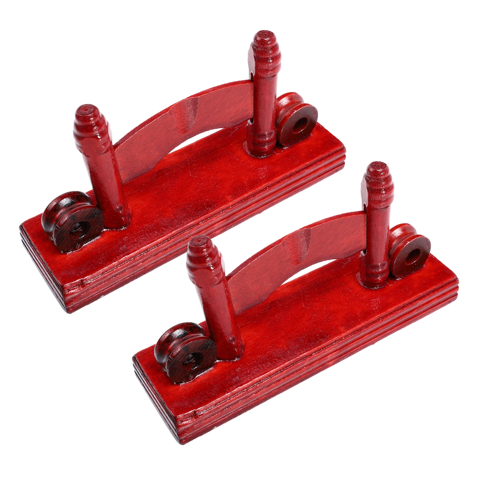 

2pcs Folding Rack Handcrafted Solid Wood Stand Chinese Style Home Decor Storage Bracket Ancient Technique