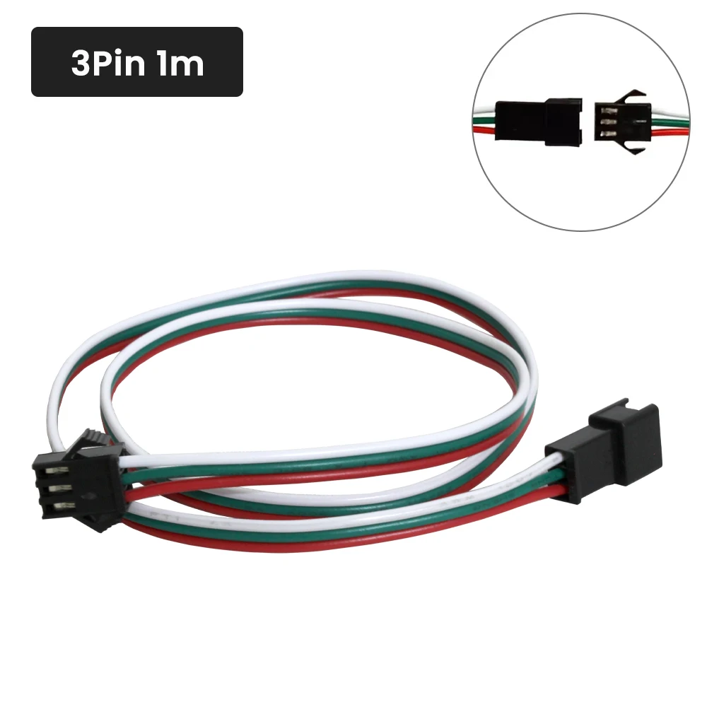 1-10 PCS 2Pin 3Pin 4Pin 5Pin JST LED Verlängerung Kabel 22AWG Elektrische Draht Männlich Weiblich Stecker für led-Licht Streifen CCTV Fahrer