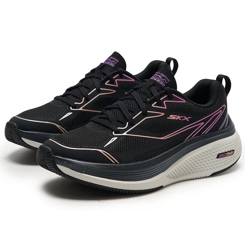 

Skechers Gorunelevate2.0 Running Shoes Are Comfortable, Cushioned, Lightweight Women's Shoes for Daily Commuting, Outdoor Road Running Shoes 129001-Bkpr
