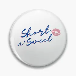 Sabrina Carpenter Sticker  Soft Button Pin Badge Jewelry Fashion Brooch Gift Creative Metal Collar Cartoon Lapel Pin Women Decor