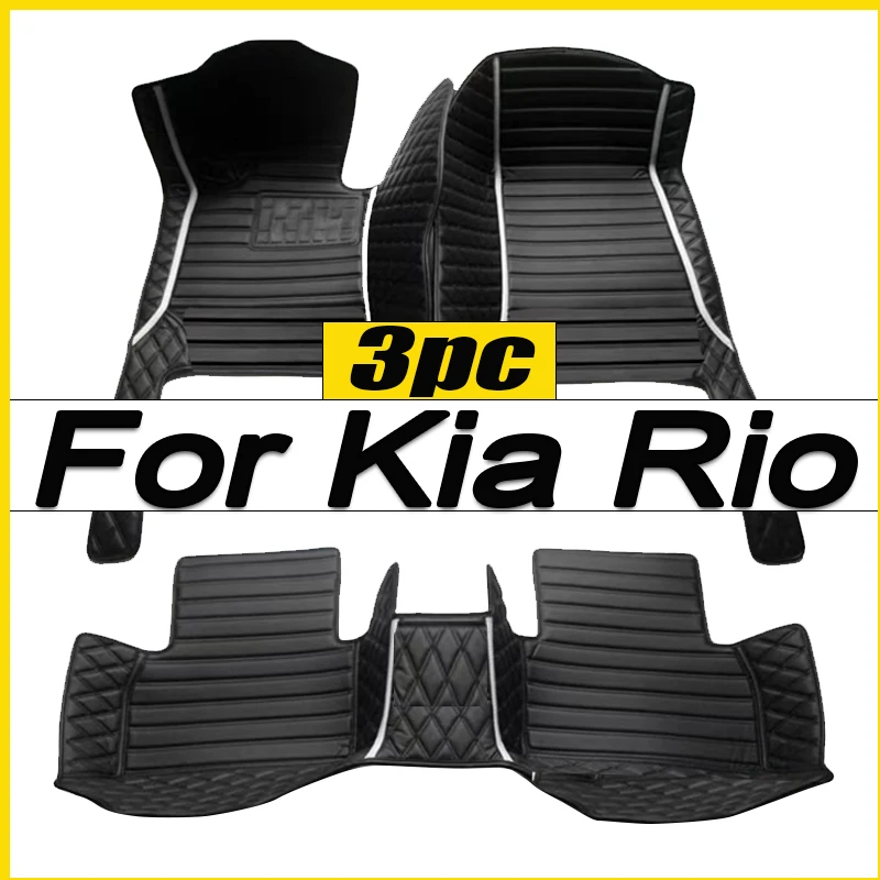 Car Floor Mats For Kia Rio Pride Sephia Sport JB 2005~2010 Anti-dirt Pads Car Carpet Non-slip Auto Rug Car Accessories Interior