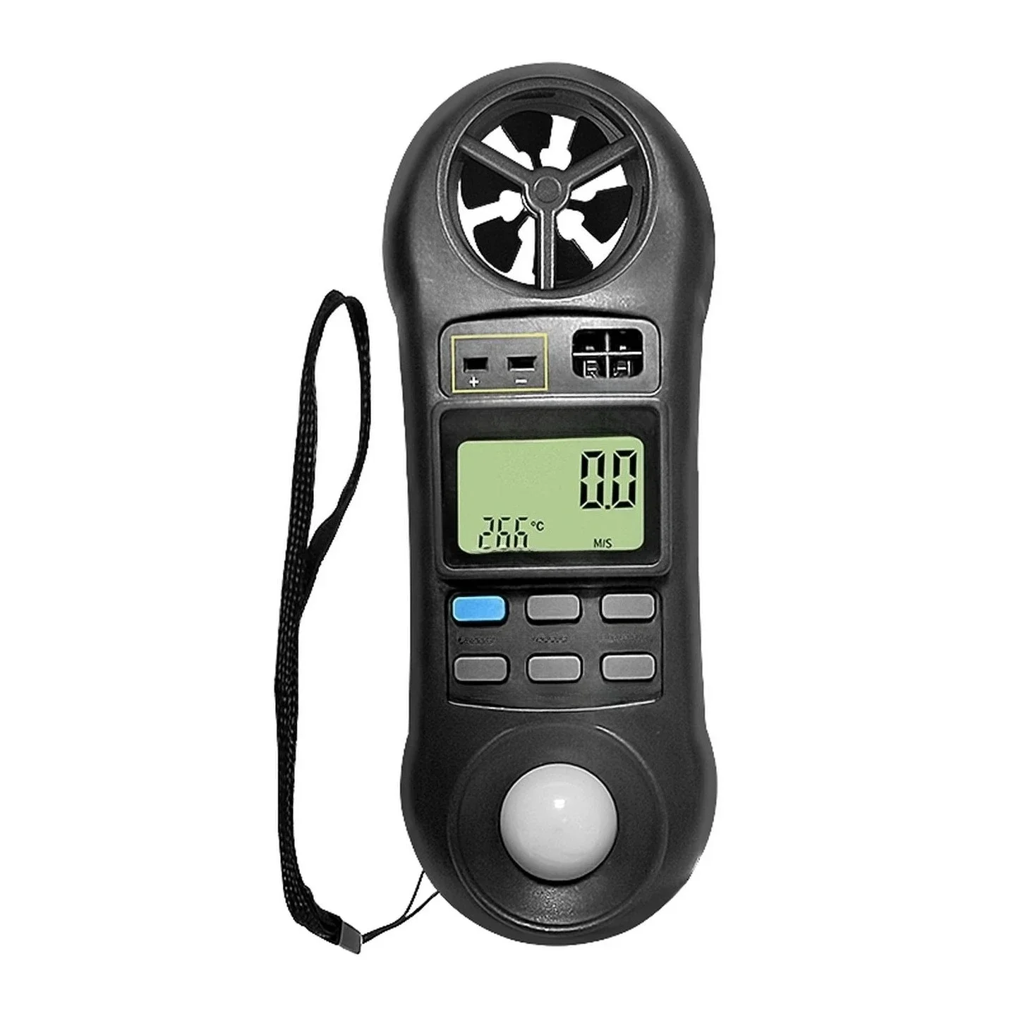 8000A Environmental Quality Four-in-One Mini Detector, Anemometer, Hygrometer, Light Meter, Thermometer