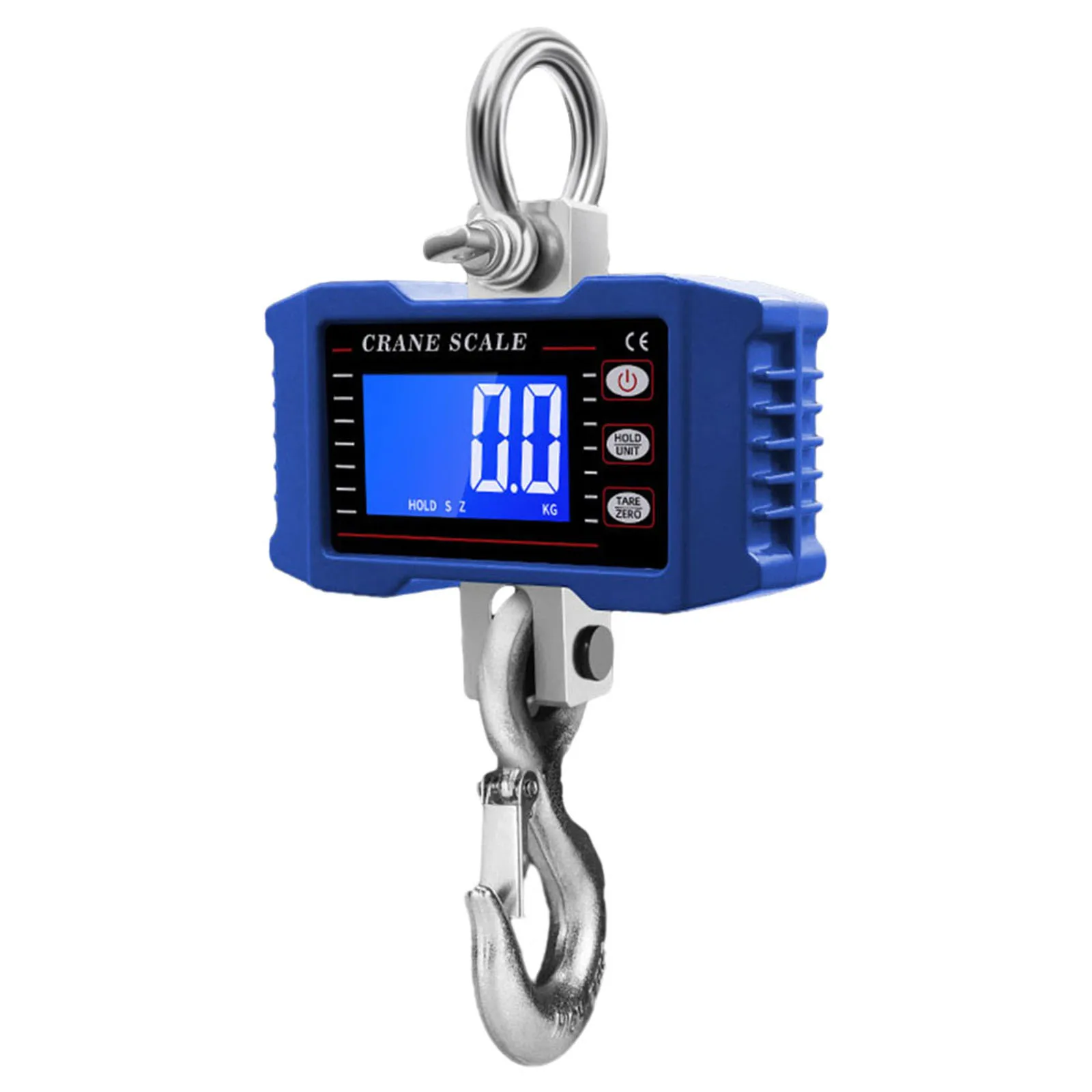 

Material Warehouses Digital Hanging Scale Black Aluminum Alloy Shell High-Definition LCD Screen For Grain Industry