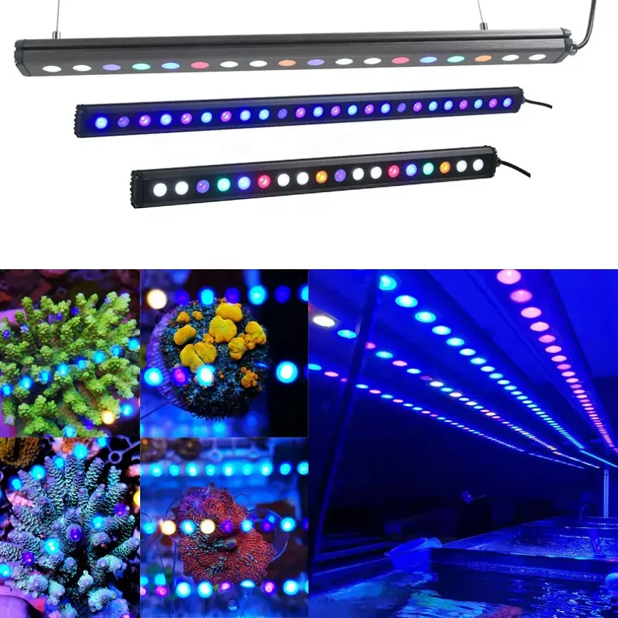 

AQUA WRGB Series Aquarium Plant Grow LED Light full spectrum LED Aquarium Light for Aquatic Plants