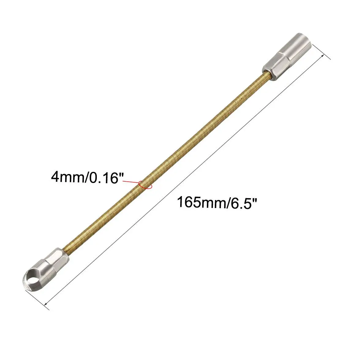 3pcs Three-Layer Solid Spring Head Steel Wire Threading Tool High Elasticity Resilient Spring For Threading Traction